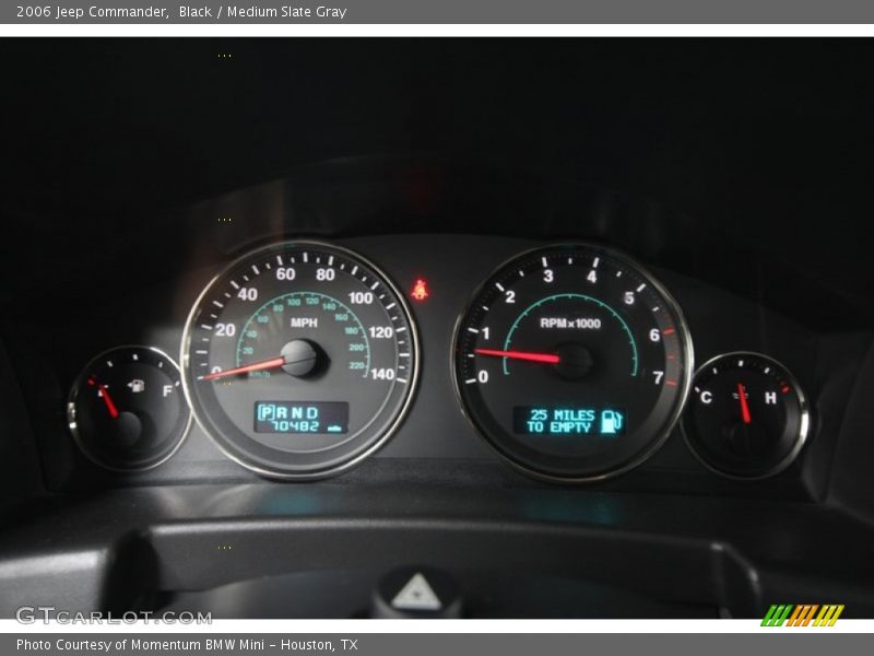 Black / Medium Slate Gray 2006 Jeep Commander