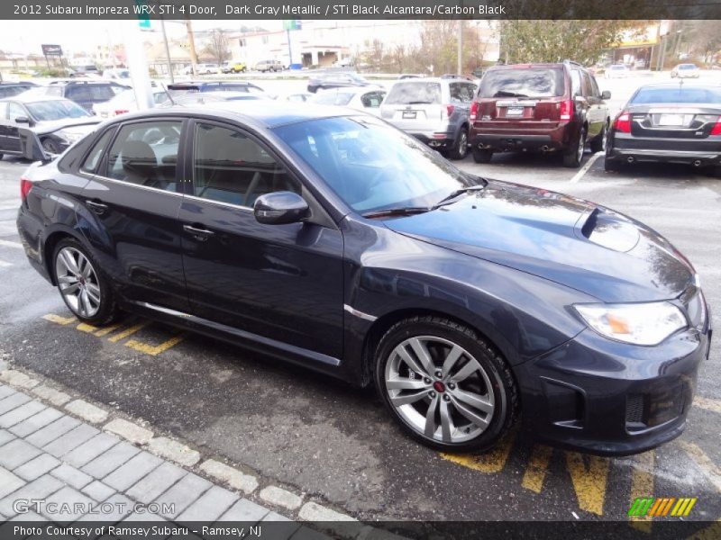 Dark Gray Metallic / STi Black Alcantara/Carbon Black 2012 Subaru Impreza WRX STi 4 Door