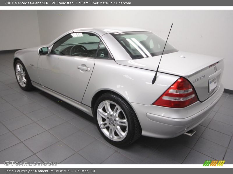 Brilliant Silver Metallic / Charcoal 2004 Mercedes-Benz SLK 320 Roadster