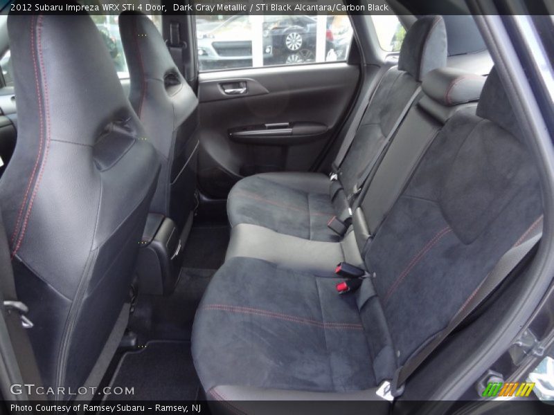 Rear Seat of 2012 Impreza WRX STi 4 Door