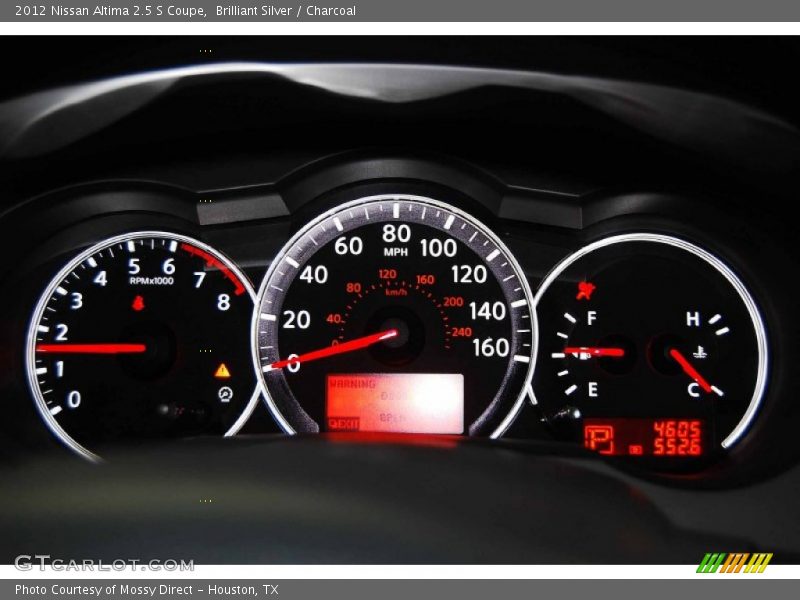 Brilliant Silver / Charcoal 2012 Nissan Altima 2.5 S Coupe