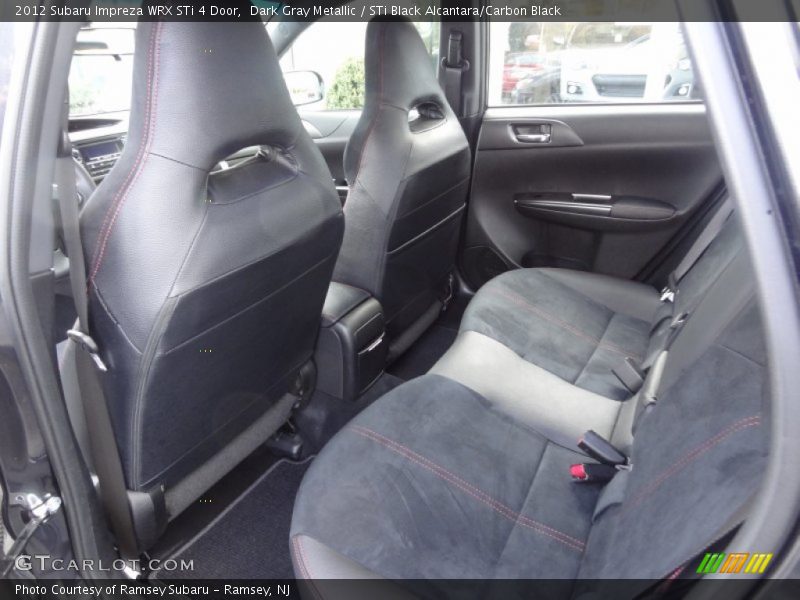  2012 Impreza WRX STi 4 Door STi Black Alcantara/Carbon Black Interior