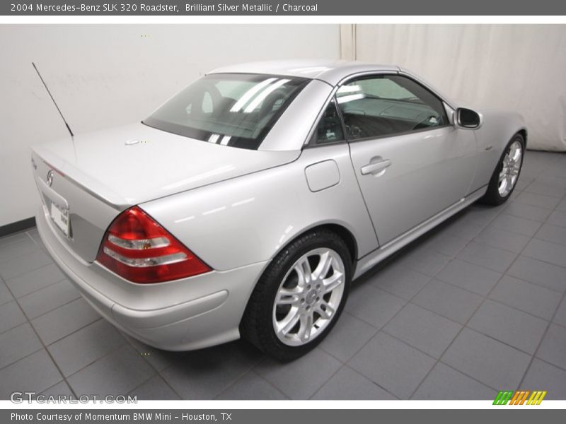Brilliant Silver Metallic / Charcoal 2004 Mercedes-Benz SLK 320 Roadster