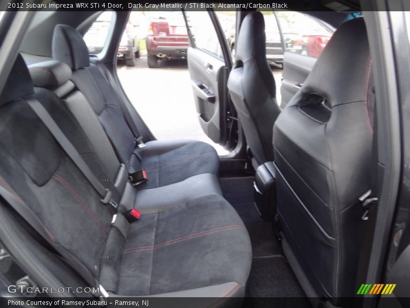 Rear Seat of 2012 Impreza WRX STi 4 Door
