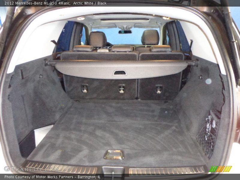 Arctic White / Black 2012 Mercedes-Benz ML 350 4Matic