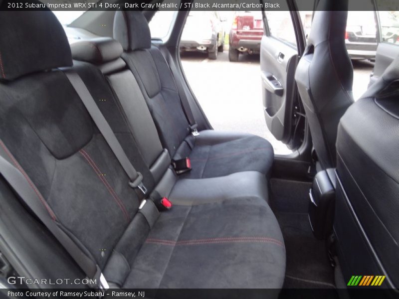  2012 Impreza WRX STi 4 Door STi Black Alcantara/Carbon Black Interior