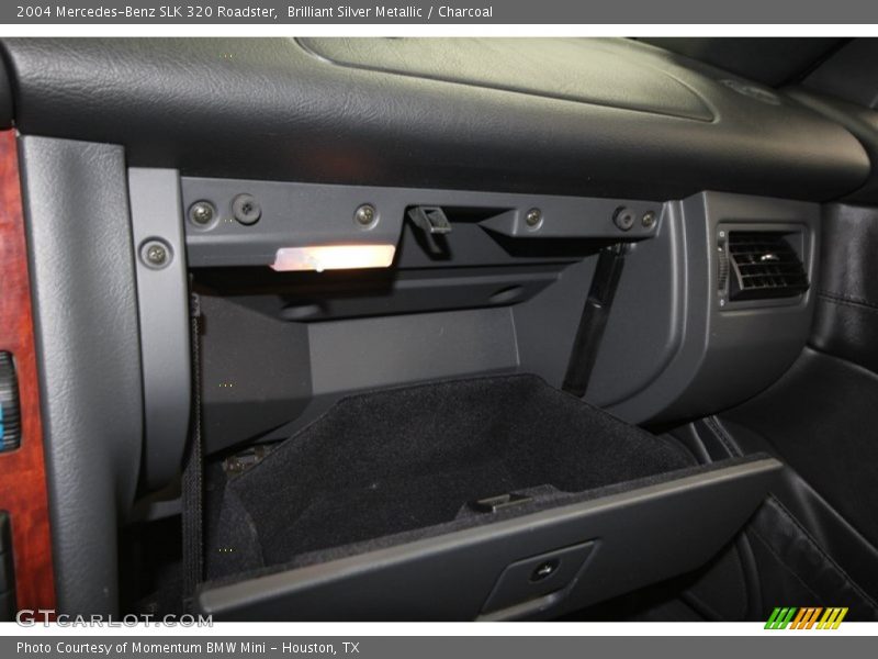 Brilliant Silver Metallic / Charcoal 2004 Mercedes-Benz SLK 320 Roadster