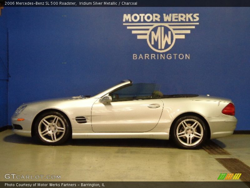 Iridium Silver Metallic / Charcoal 2006 Mercedes-Benz SL 500 Roadster