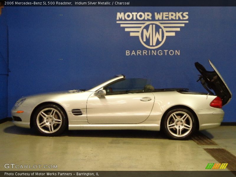 Iridium Silver Metallic / Charcoal 2006 Mercedes-Benz SL 500 Roadster