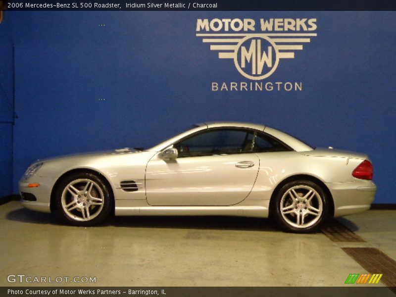 Iridium Silver Metallic / Charcoal 2006 Mercedes-Benz SL 500 Roadster