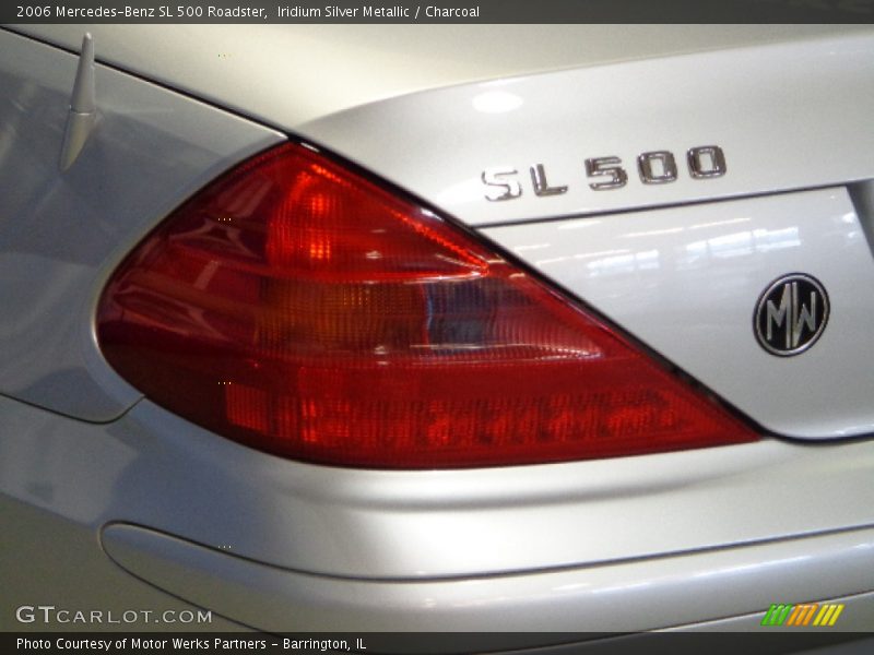 Iridium Silver Metallic / Charcoal 2006 Mercedes-Benz SL 500 Roadster