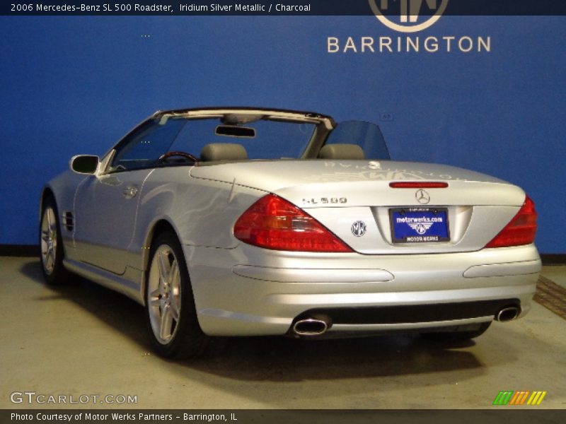 Iridium Silver Metallic / Charcoal 2006 Mercedes-Benz SL 500 Roadster