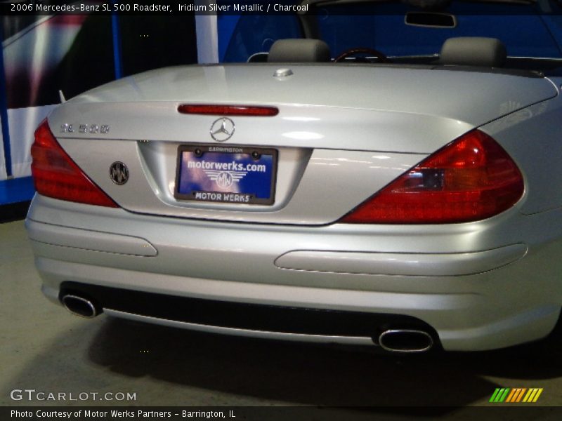 Iridium Silver Metallic / Charcoal 2006 Mercedes-Benz SL 500 Roadster