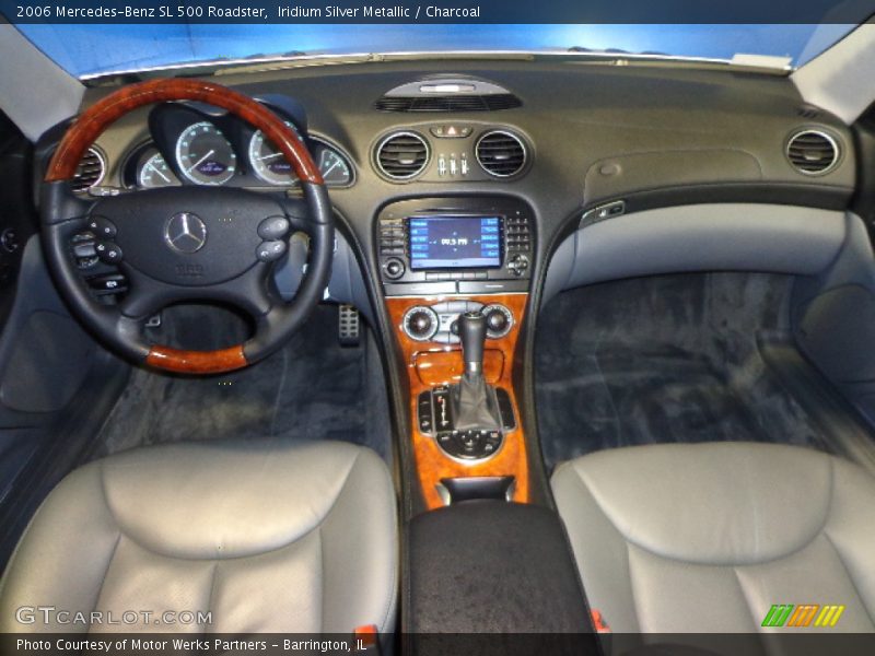 Iridium Silver Metallic / Charcoal 2006 Mercedes-Benz SL 500 Roadster