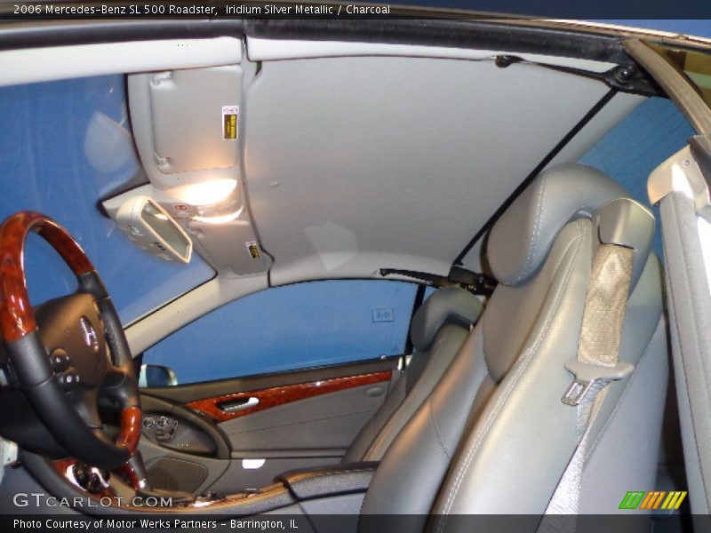 Iridium Silver Metallic / Charcoal 2006 Mercedes-Benz SL 500 Roadster