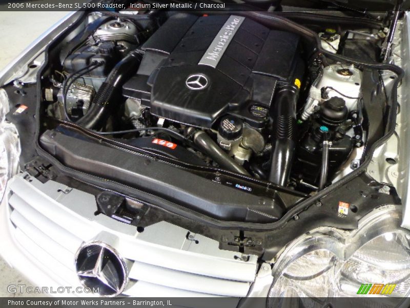 Iridium Silver Metallic / Charcoal 2006 Mercedes-Benz SL 500 Roadster