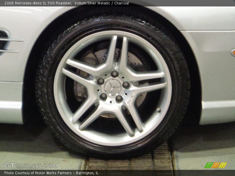 Iridium Silver Metallic / Charcoal 2006 Mercedes-Benz SL 500 Roadster