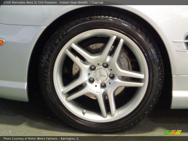 Iridium Silver Metallic / Charcoal 2006 Mercedes-Benz SL 500 Roadster