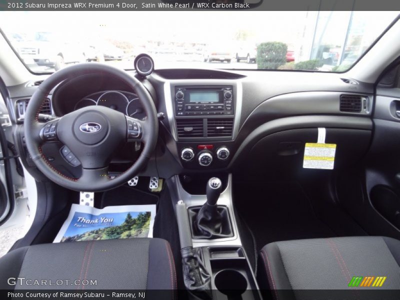 Dashboard of 2012 Impreza WRX Premium 4 Door