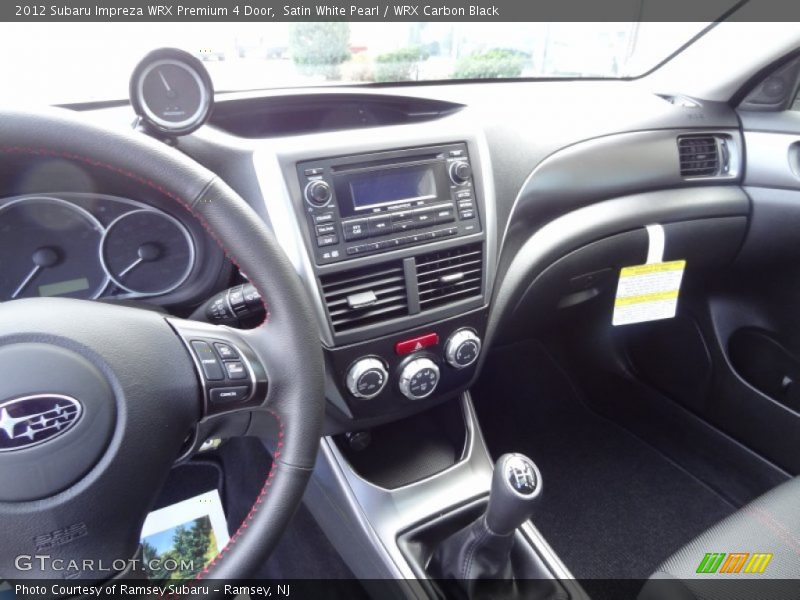 Controls of 2012 Impreza WRX Premium 4 Door