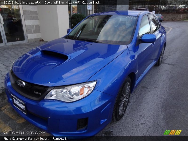 WR Blue Mica / WRX Carbon Black 2012 Subaru Impreza WRX 4 Door