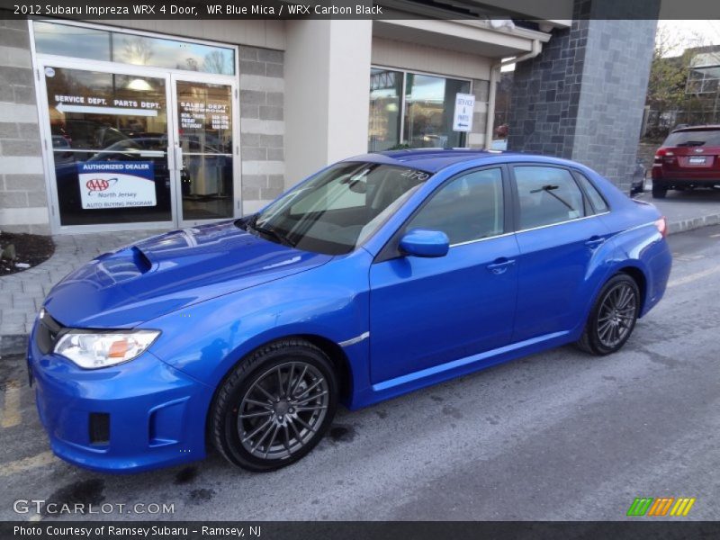 WR Blue Mica / WRX Carbon Black 2012 Subaru Impreza WRX 4 Door