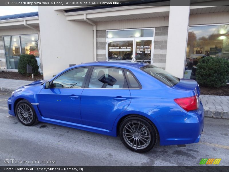 WR Blue Mica / WRX Carbon Black 2012 Subaru Impreza WRX 4 Door