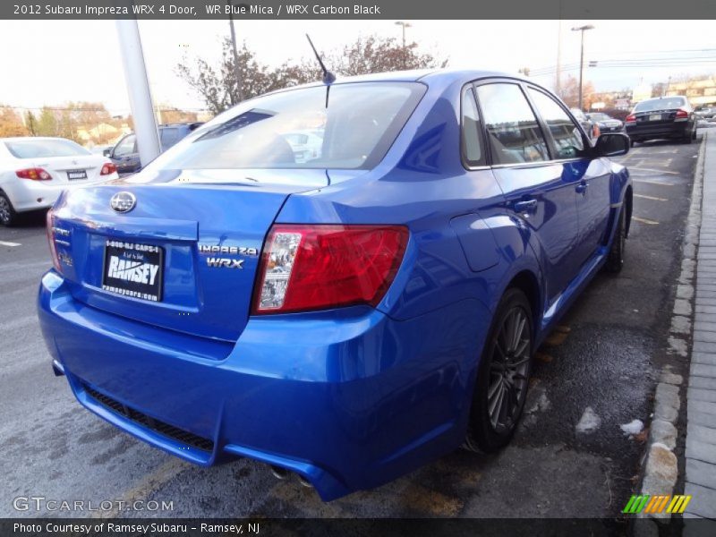 WR Blue Mica / WRX Carbon Black 2012 Subaru Impreza WRX 4 Door