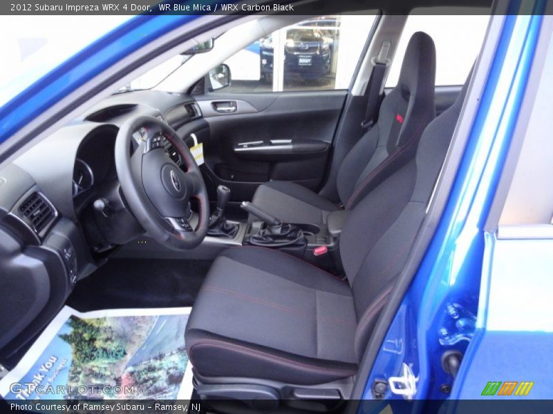 WR Blue Mica / WRX Carbon Black 2012 Subaru Impreza WRX 4 Door