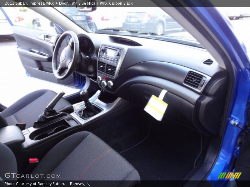  2012 Impreza WRX 4 Door WRX Carbon Black Interior