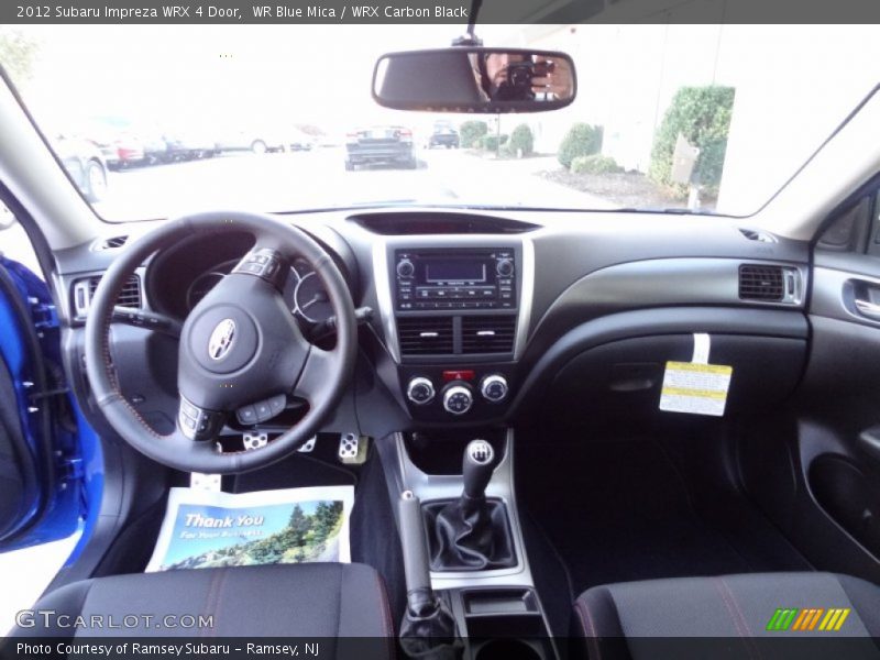 Dashboard of 2012 Impreza WRX 4 Door