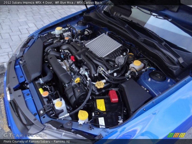  2012 Impreza WRX 4 Door Engine - 2.5 Liter Turbocharged DOHC 16-Valve AVCS Flat 4 Cylinder