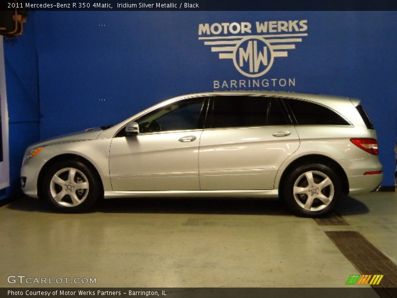 Iridium Silver Metallic / Black 2011 Mercedes-Benz R 350 4Matic