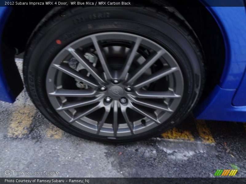 WR Blue Mica / WRX Carbon Black 2012 Subaru Impreza WRX 4 Door