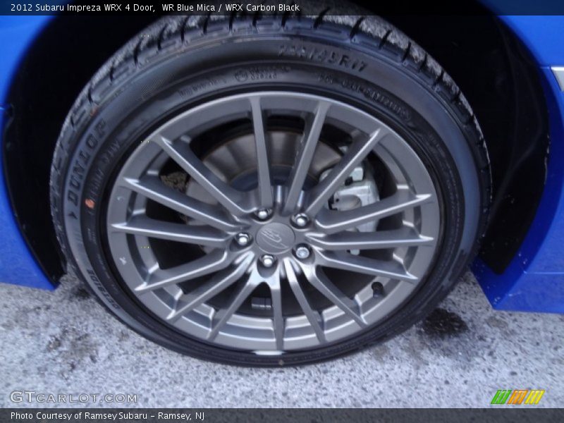  2012 Impreza WRX 4 Door Wheel
