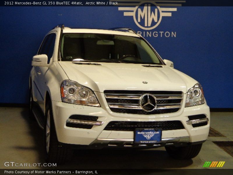 Arctic White / Black 2012 Mercedes-Benz GL 350 BlueTEC 4Matic