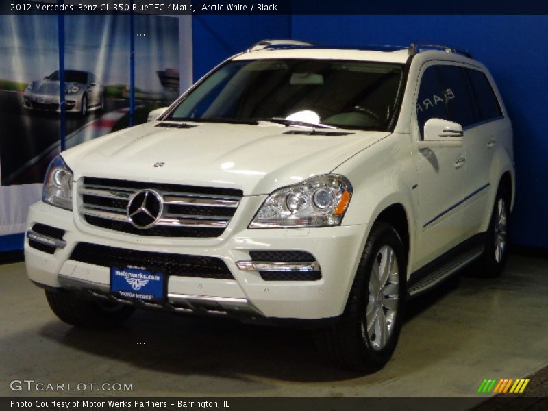 Arctic White / Black 2012 Mercedes-Benz GL 350 BlueTEC 4Matic