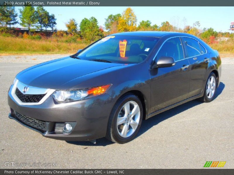 Polished Metal Metallic / Ebony 2009 Acura TSX Sedan