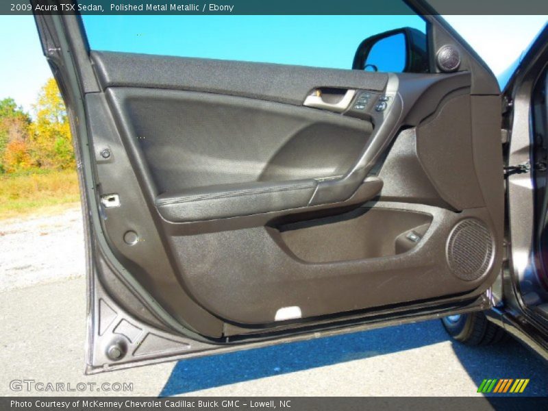 Polished Metal Metallic / Ebony 2009 Acura TSX Sedan