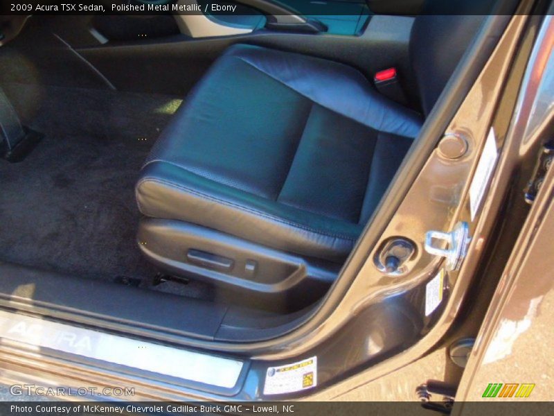 Polished Metal Metallic / Ebony 2009 Acura TSX Sedan