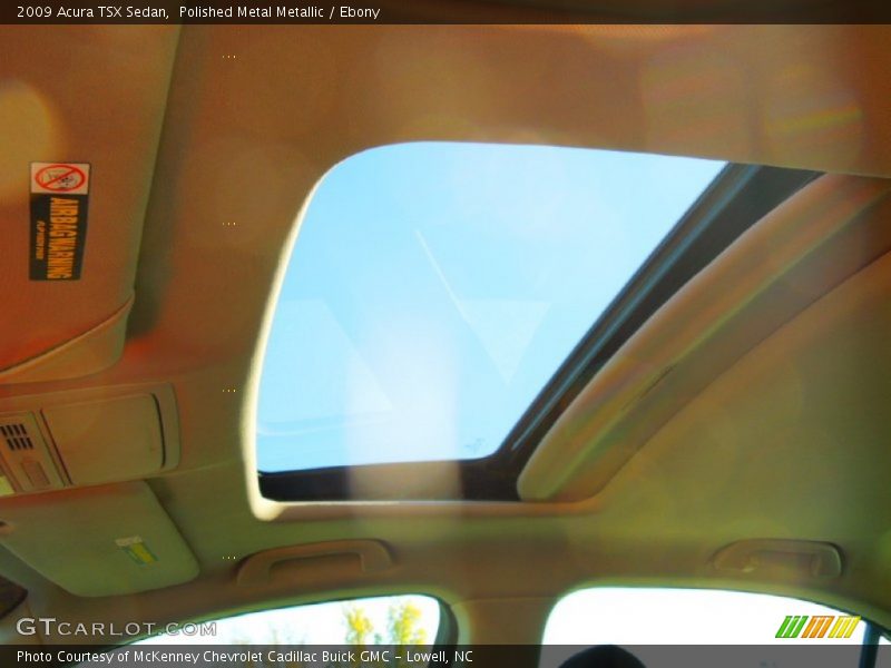 Polished Metal Metallic / Ebony 2009 Acura TSX Sedan