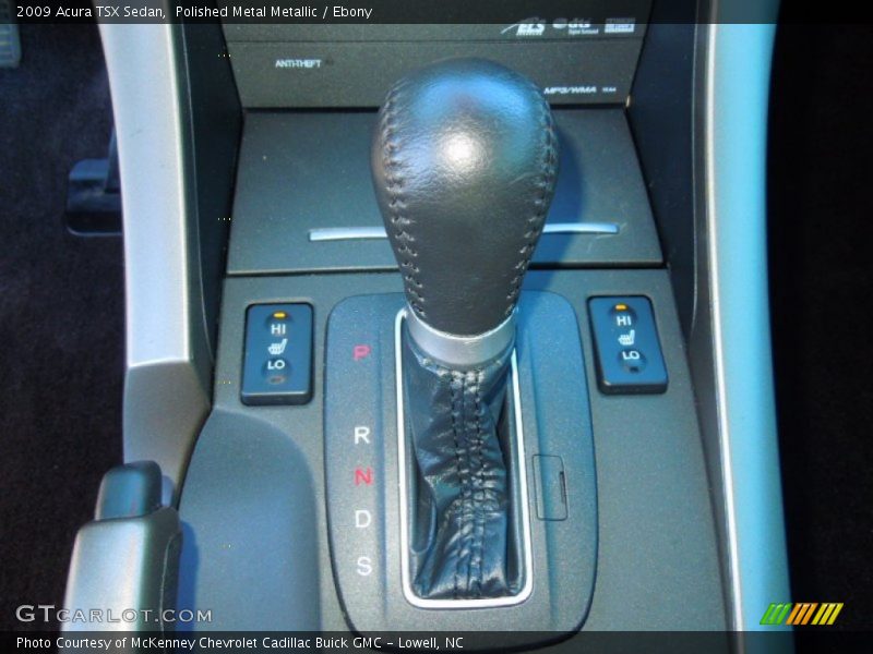 Polished Metal Metallic / Ebony 2009 Acura TSX Sedan