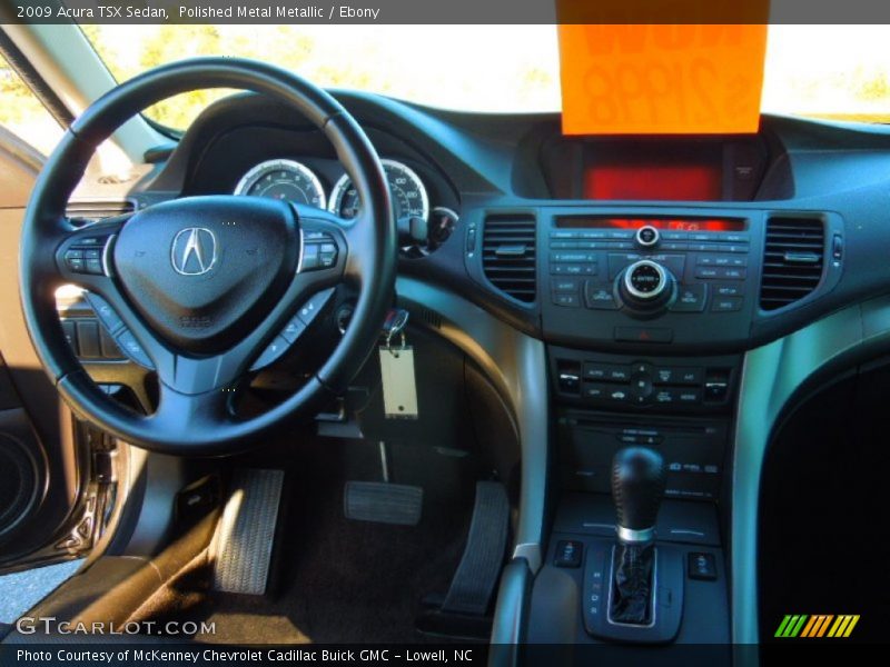 Polished Metal Metallic / Ebony 2009 Acura TSX Sedan