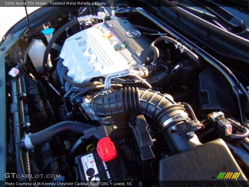 Polished Metal Metallic / Ebony 2009 Acura TSX Sedan
