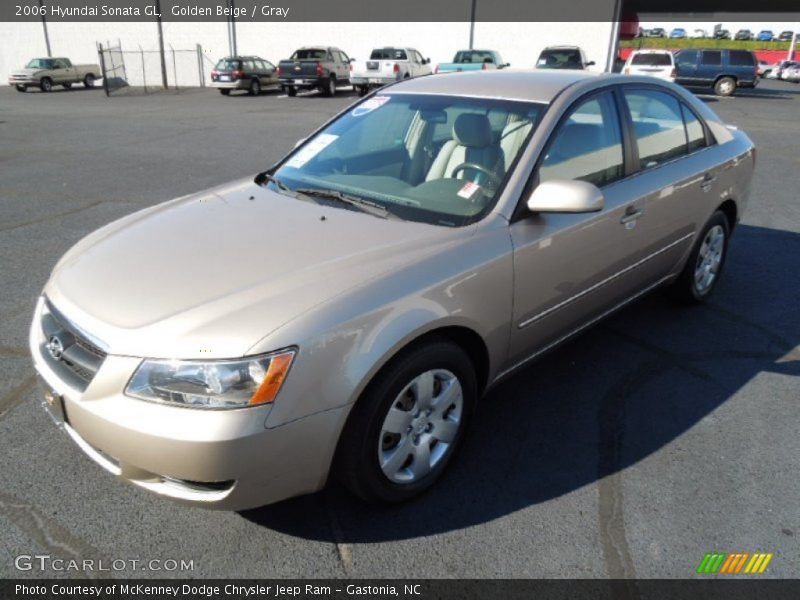 Golden Beige / Gray 2006 Hyundai Sonata GL