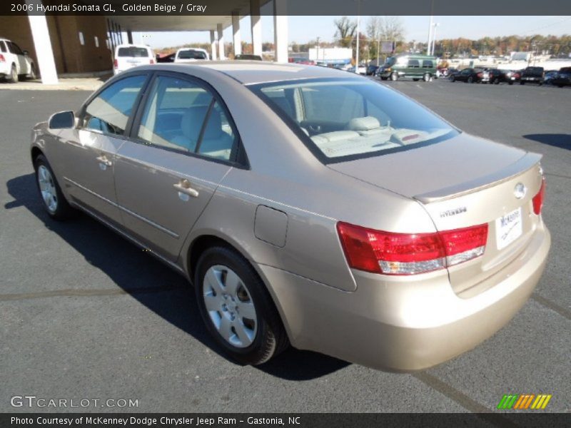 Golden Beige / Gray 2006 Hyundai Sonata GL