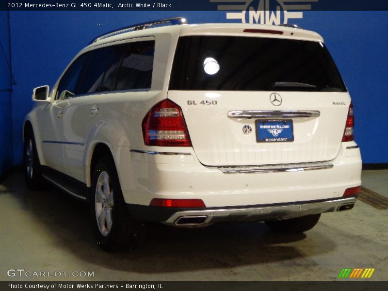 Arctic White / Black 2012 Mercedes-Benz GL 450 4Matic