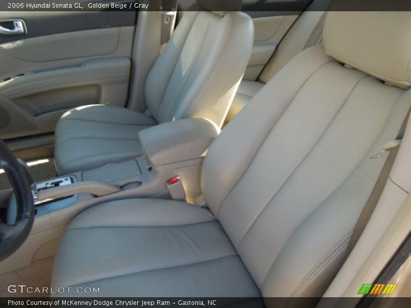 Golden Beige / Gray 2006 Hyundai Sonata GL