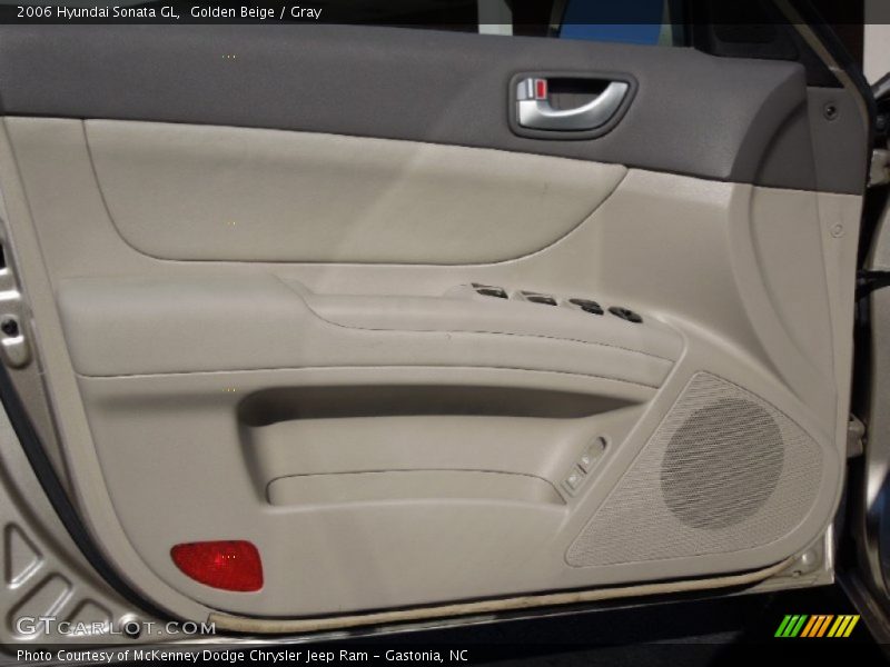 Golden Beige / Gray 2006 Hyundai Sonata GL