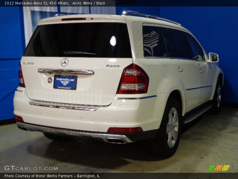 Arctic White / Black 2012 Mercedes-Benz GL 450 4Matic